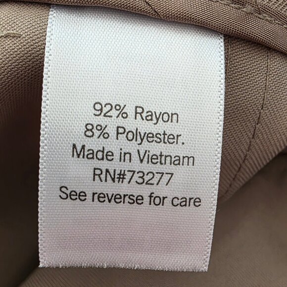 Nine West Women Belted High Rise Cargo Pant Tapered Leg Brown/Khaki Size M NWT - Picture 4 of 8